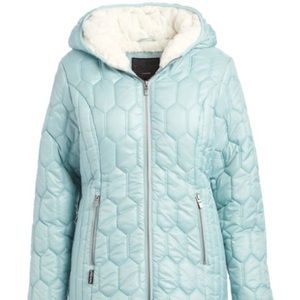 Hooded Glacier Quilted Shield Puffer Jacket